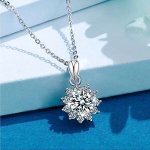 Certified 2ct Diamond Moissanite Necklace